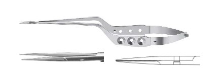 ЯЗЕРГІЛ МІКРО НОЖИЦІ ПРЯМ. 225MM